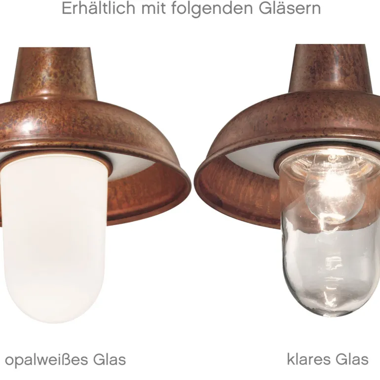 Klassische italienische Schirmleuchte mit Sturz Contrada 243.25.OR