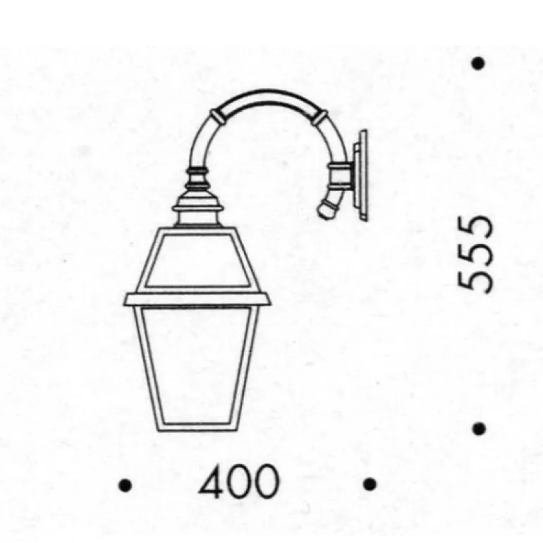 Klassische italienische Wandlampe