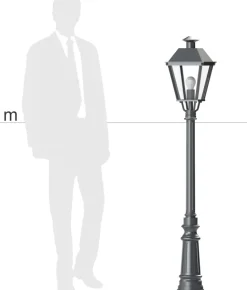 Klassische Mastleuchte Rodos P 51TL