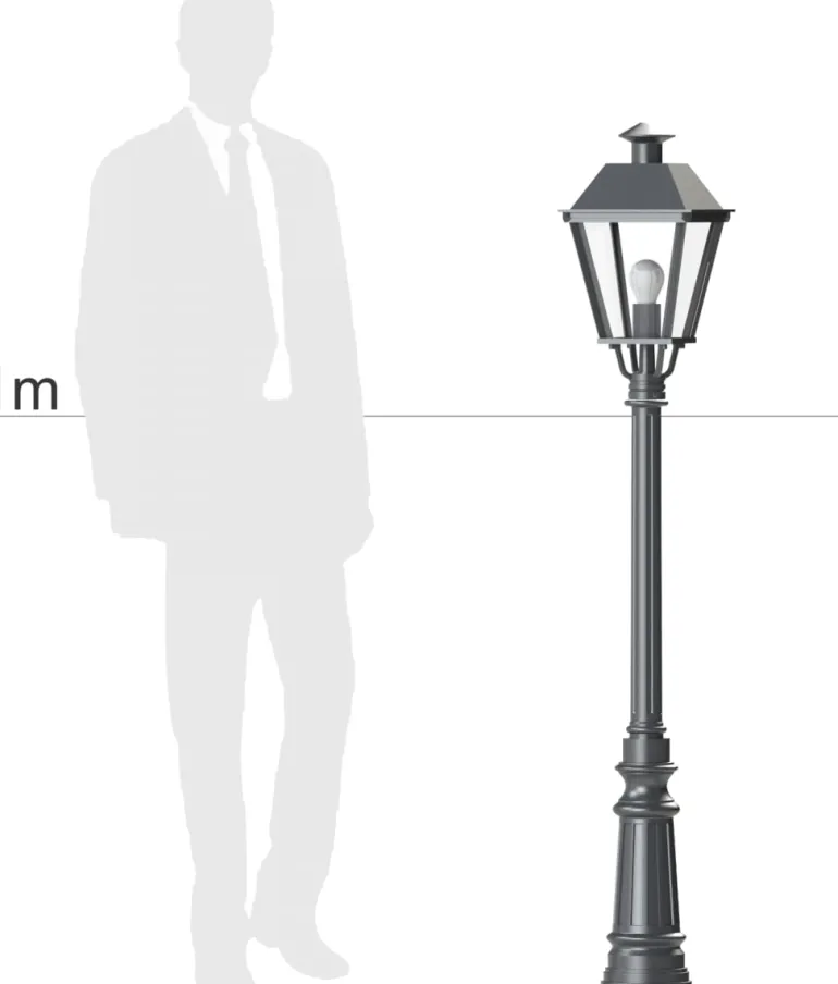 Klassische Mastleuchte Rodos P 51TL