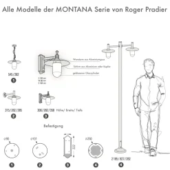 Klassische Schirm-Pendelleuchte Montana