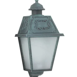 Klassische Wandlaterne: Flache Jugendstil-Wandleuchte