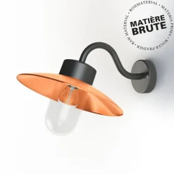 Klassische Wandleuchte mit Kupferschirm Belcour