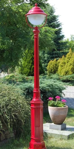 Klassischer Gussmast mit Kassetten-Baluster S2 T P1K 197 / 247 cm