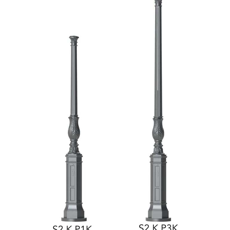 Klassischer Gussmast S2 KP1K 225 / 275 cm