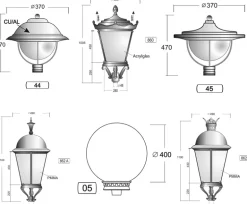 Klassischer Gussmast S2 TZ 196 / 236 / 271 / 329 cm