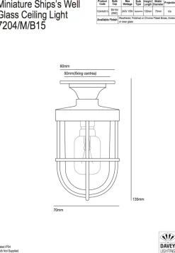 Kleine Außenbeleuchtung aus Messing 7204/M