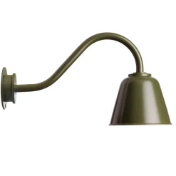 Kleine dänische Außenlampe aus Aluminium Bell