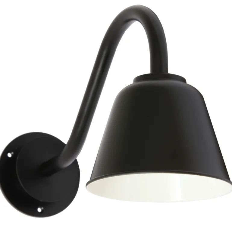 Kleine dänische Außenlampe aus Aluminium Bell