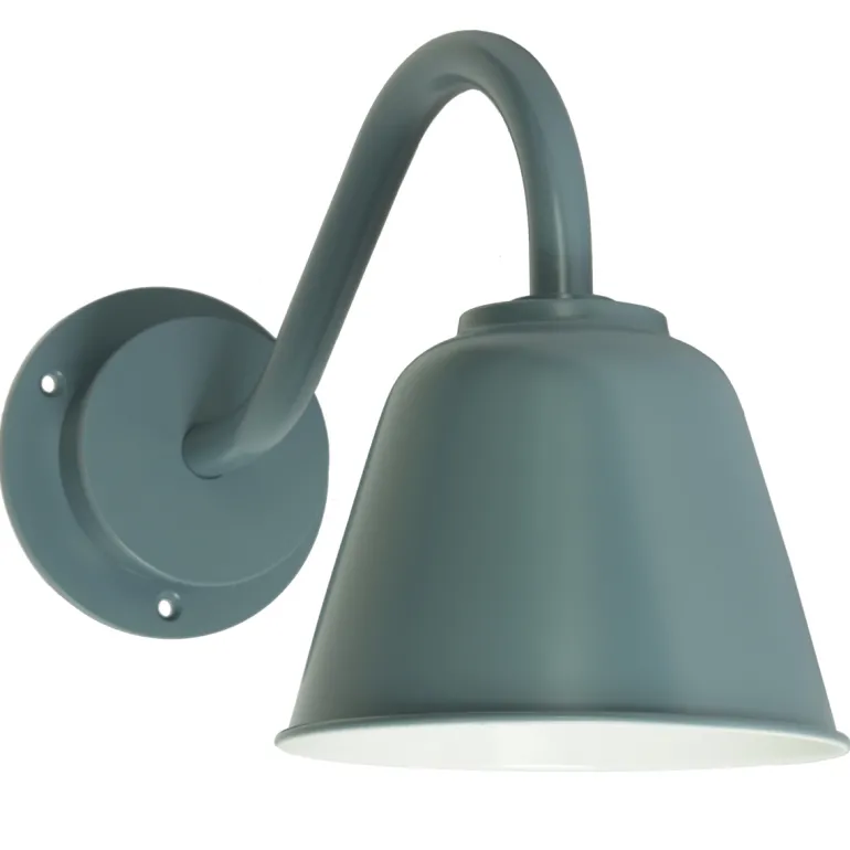 Kleine dänische Außenlampe aus Aluminium Bell