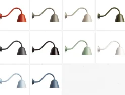 Kleine dänische Außenlampe aus Aluminium Bell