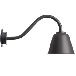 Kleine dänische Außenlampe aus Aluminium Bell