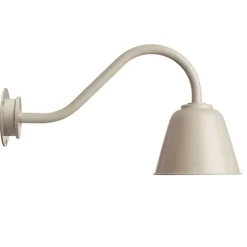 Kleine dänische Außenlampe aus Aluminium Bell