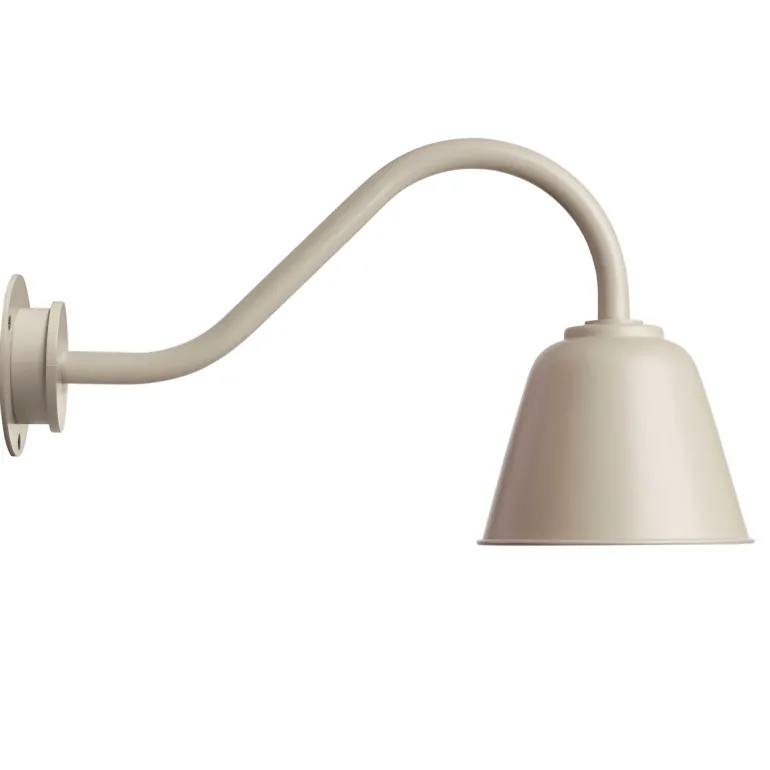 Kleine dänische Außenlampe aus Aluminium Bell