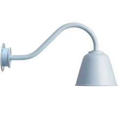 Kleine dänische Außenlampe aus Aluminium Bell