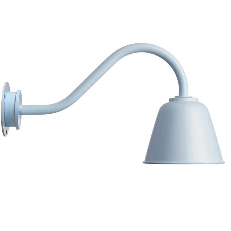 Kleine dänische Außenlampe aus Aluminium Bell