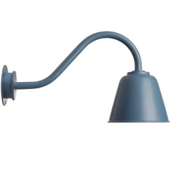 Kleine dänische Außenlampe aus Aluminium Bell