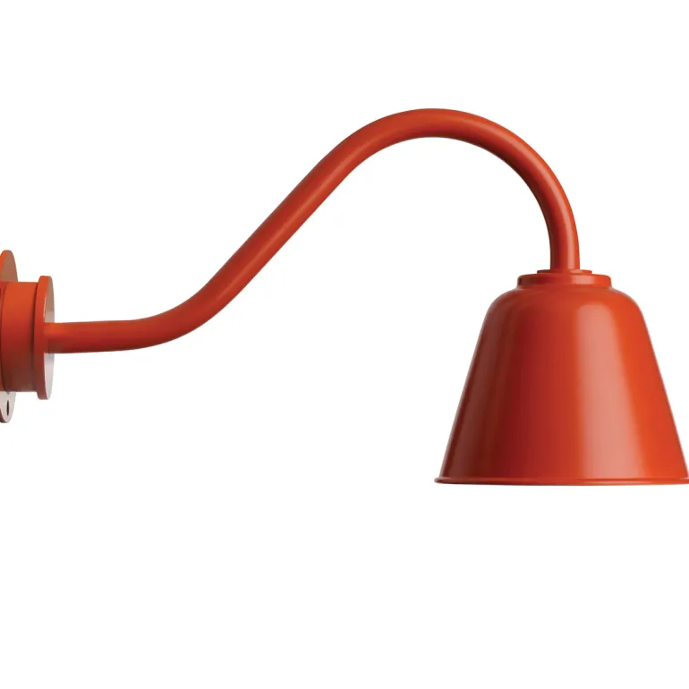 Kleine dänische Außenlampe aus Aluminium Bell