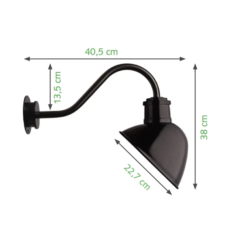 Kleine dänische Rückstrahlleuchte Globe Light Short