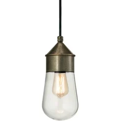 Kleine Messing-Pendelleuchte Drop Mini