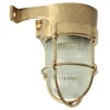 Kleine Messing-Wandlampe N° 43 für außen