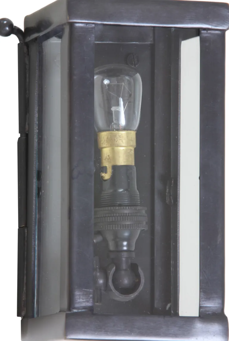 Kleine Messing-Wandleuchte Vitrine petit