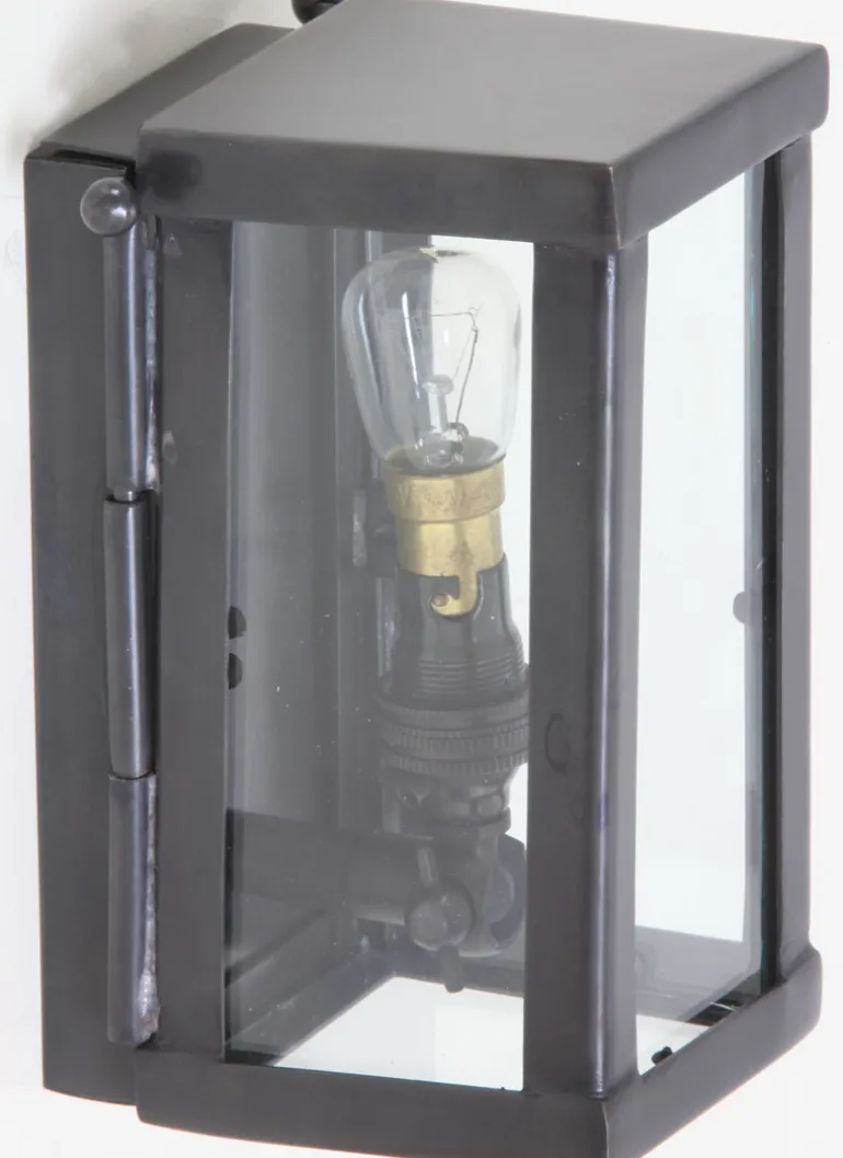 Kleine Messing-Wandleuchte Vitrine petit