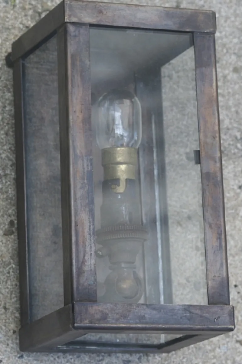 Kleine Messing-Wandleuchte Vitrine petit