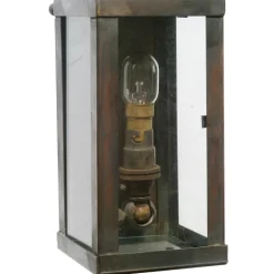 Kleine Messing-Wandleuchte Vitrine petit