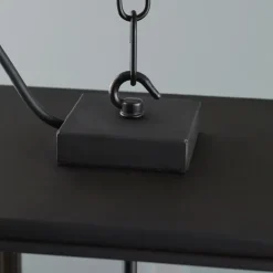 Kleine Pyramidenstumpf-Hängelaterne aus Messing 7635