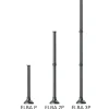 Kleine Säule ELBA P mit kannelierter Stange 66 / 124 / 182 cm