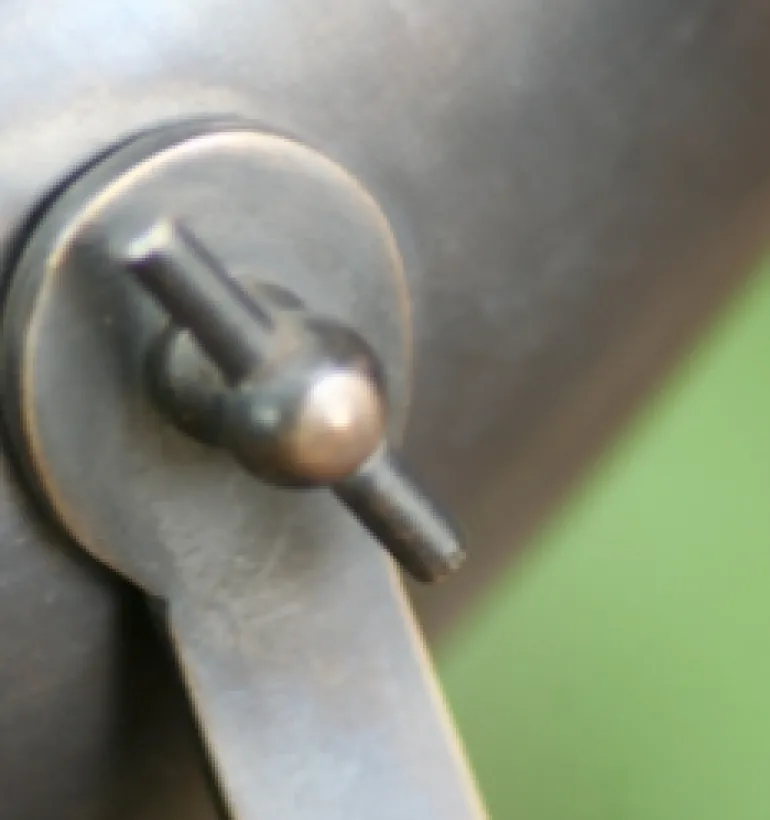 Kleiner Messing-Wandstrahler Micro-oh