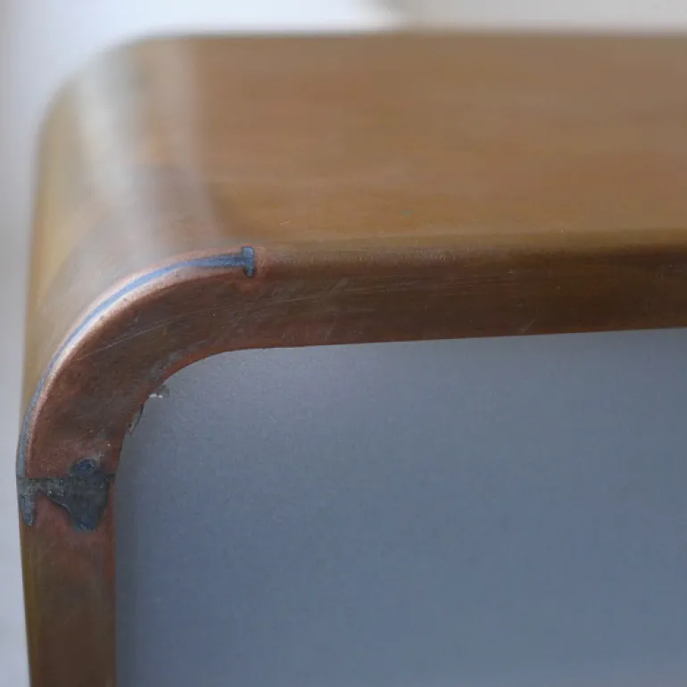 Kleiner Up and Down-Wandstrahler aus Kupfer VANY