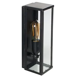 Kubische Außen-Wandleuchte Vitrine 1L Small