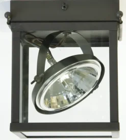 Kubische Strahler-Deckenleuchte Vitrine 1L