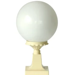 Kugel-AuĂenlampe mit Sockel fĂźr Garten und Terasse