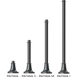Kugelleuchte für den Garten PADWA Ø 25/30/40