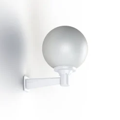 Kugel-Wandleuchte Moon mit Bewegungsmelder