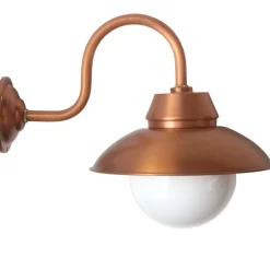 Kupferleuchte MW 1500 mit Kugelglas