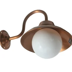 Kupferleuchte MW 1500 mit Kugelglas