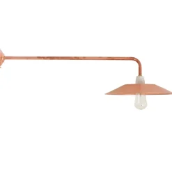 Kupfer-Wandlampe mit flachem Reflektor Bonn RO 130