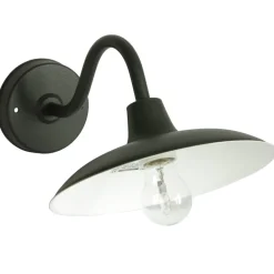 Landhaus-Wandlampe für Außen mit Schwanenhals