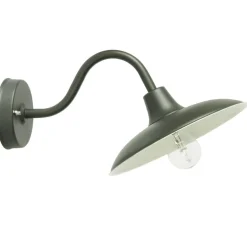 Landhaus-Wandlampe für Außen mit Schwanenhals
