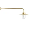Lange Außenlampe aus Messing 38-90 BR L/XL