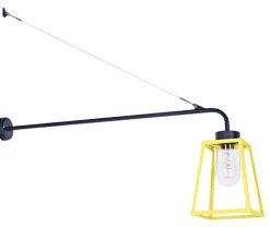 Lange Auslegerleuchte mit Glaszylinder Lampiok, IP 65
