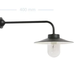 Lange Hofleuchte aus Aluminium 38-90 L/XL