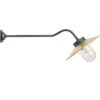 Lange Hofleuchte mit Messingschirm 38-45 BR-S XL