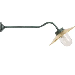 Lange Hofleuchte mit Messingschirm 38-45 BR-S XL
