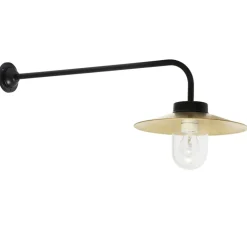 Lange Hofleuchte mit Messingschirm 38-90 M L/XL