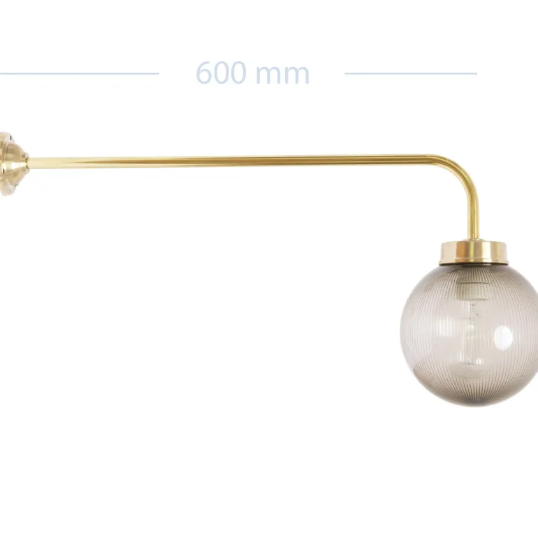 Lange Messing-Außenlampe 38-90 ORBR L/XL/200